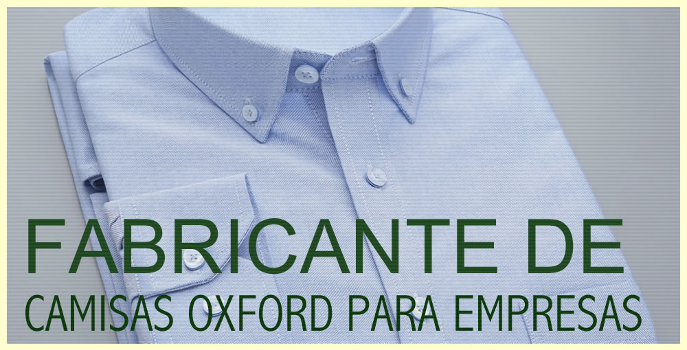 Camisas oxford para uniformes
