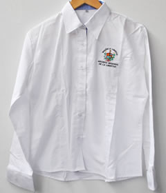 Camisa oxford manga larga para mujer